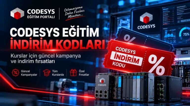 CODESYS Eğitim İndirim Kodları makale görseli